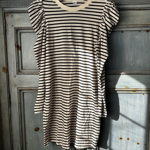 Clare V Striped Le Puff Dress Size M - Picture 7 of 11